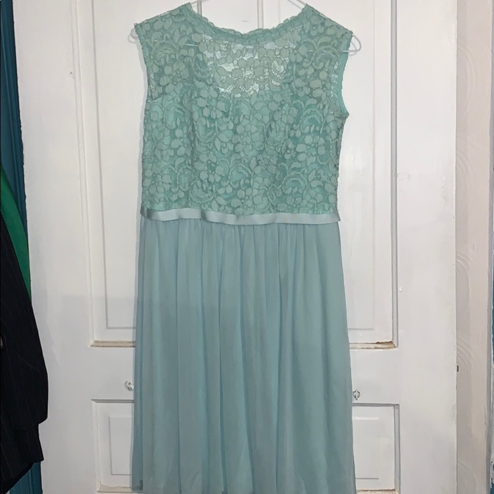 Mint  colored dress